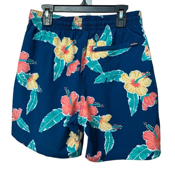 NEW ~ CHUBBIES ~ Ret $69  The Floral Reefs 7" Stretch Swim Trunk Shorts Size S - Picture 4 of 8